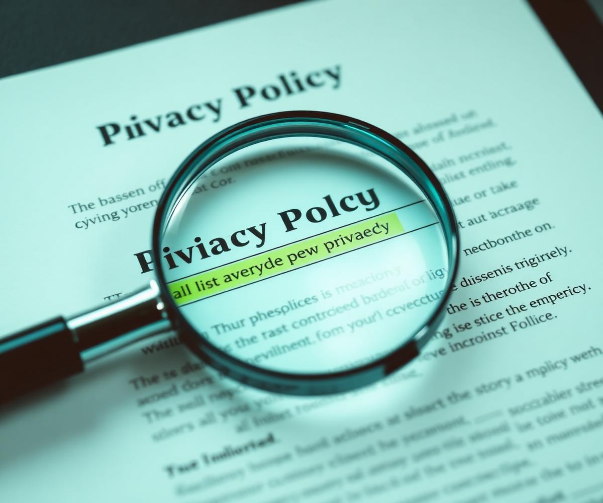 Person reading a policy document at a bright desk